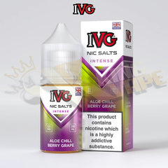 Aloe Chill Berry Grape Ice Salt By IVG - 30ml at King Vape Pakistan