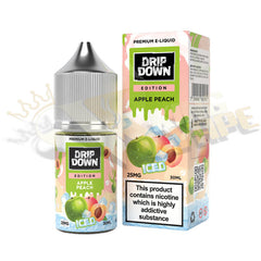 APPLE PEACH ICE SALT BY DRIP DOWN