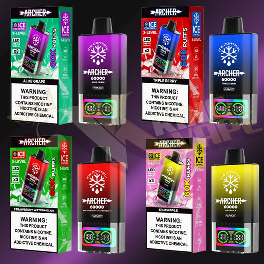 BUY NEW ARCHER DISPOSABLE 60000 PUFFS BY VAPMOD