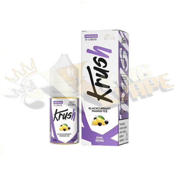 Blackcurrant Mango Ice Salt By Drip Down Krush - 30ml at King Vape Pakistan