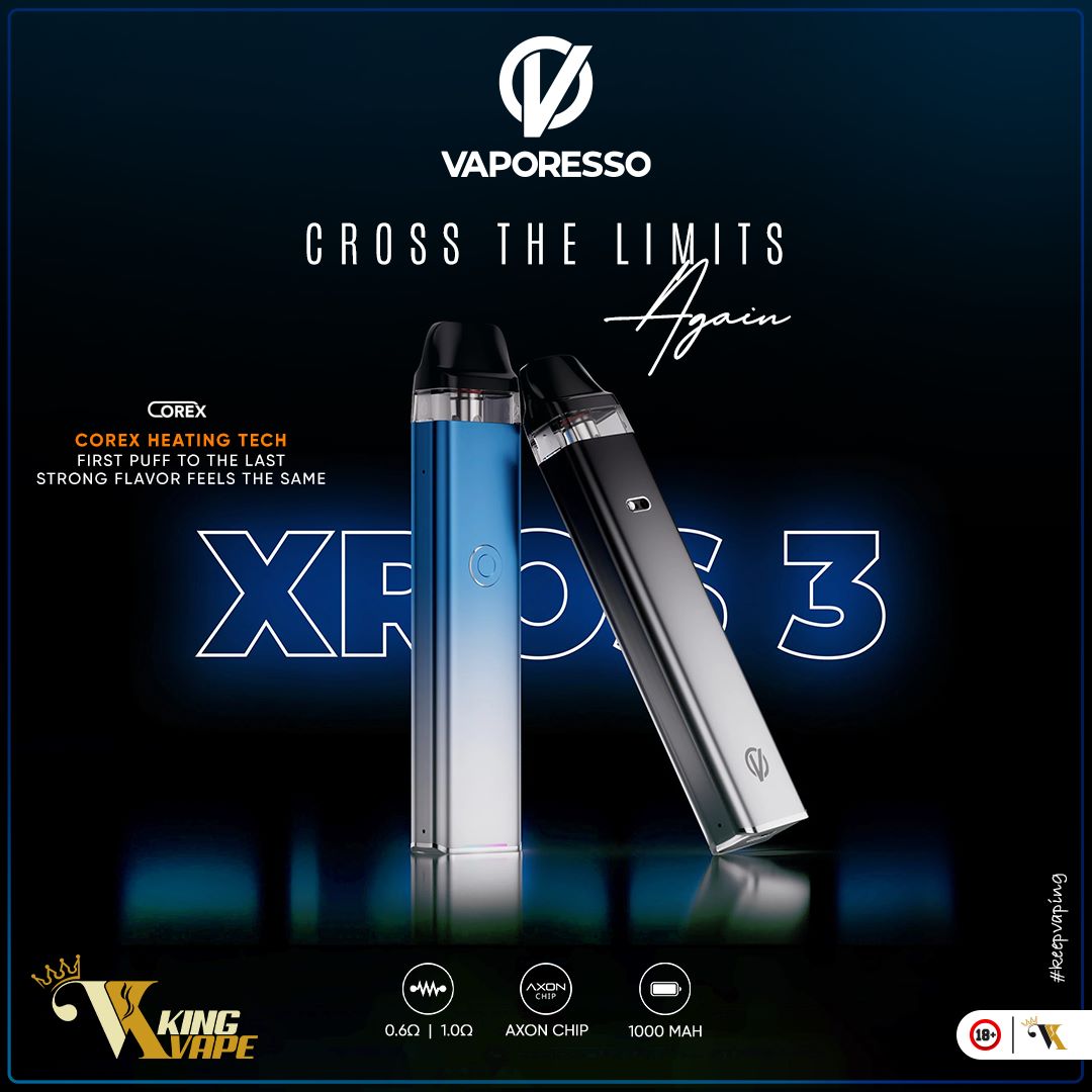 Buy Vaporesso Xros 3 16W Pod Device In Pakistan - Xros 3 Price In Pakistan
