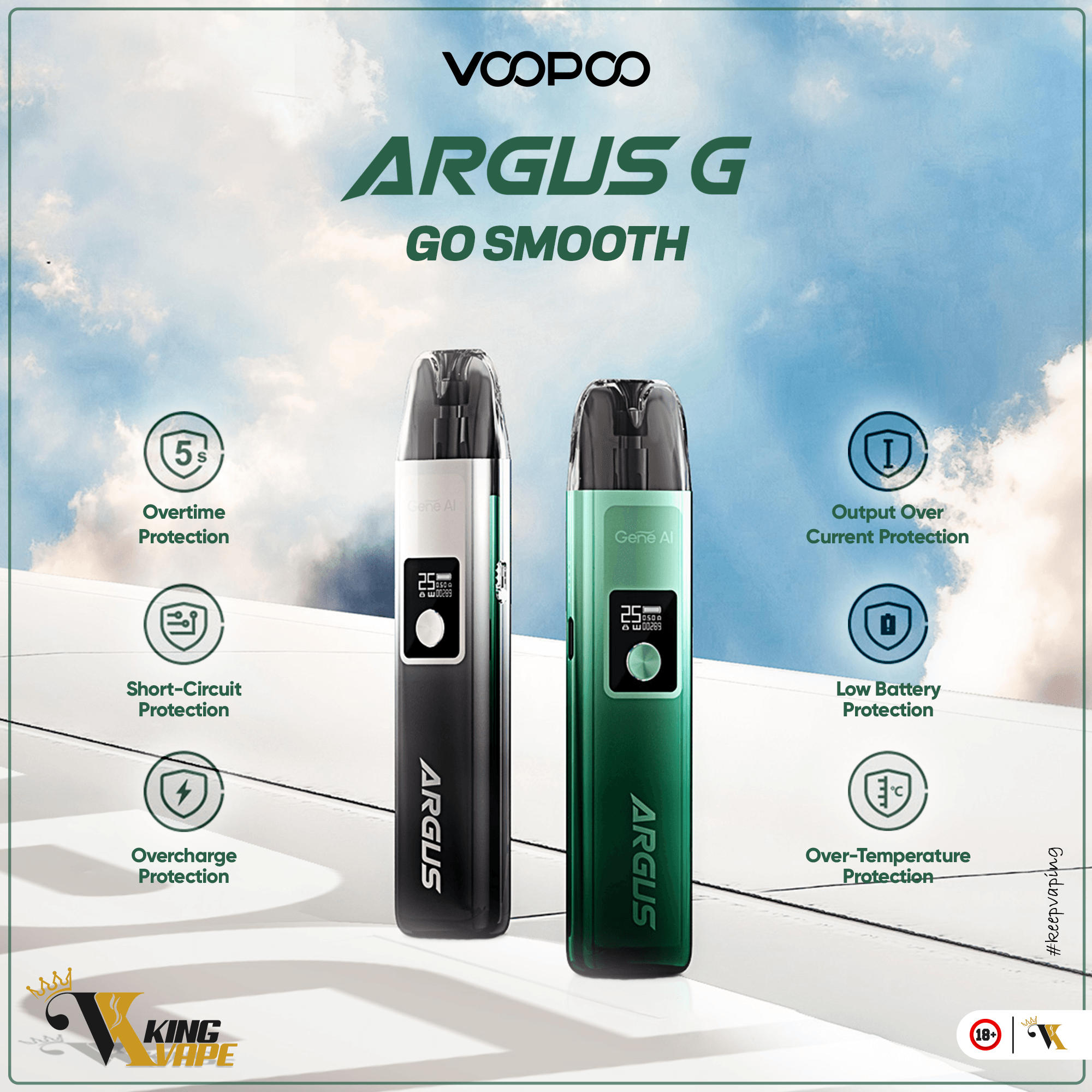 Voopoo Argus G 25W POD Device in Pakistan in Pakistan | King Vape KING VAPE Voopoo Argus G 25W POD Device in Pakistan in Pakistan | King Vape KING VAPE