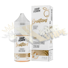 Cookies And Cream Salt By Drip Down Creations Desert Series - 30ml at King Vape Pakistan