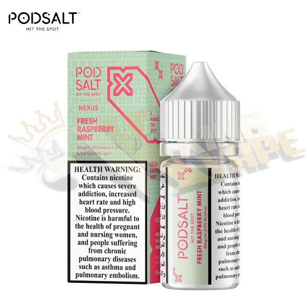 Fresh Raspberry Mint Ice Salt By Pod Salt Nexus - 30ml at King Vape Pakistan