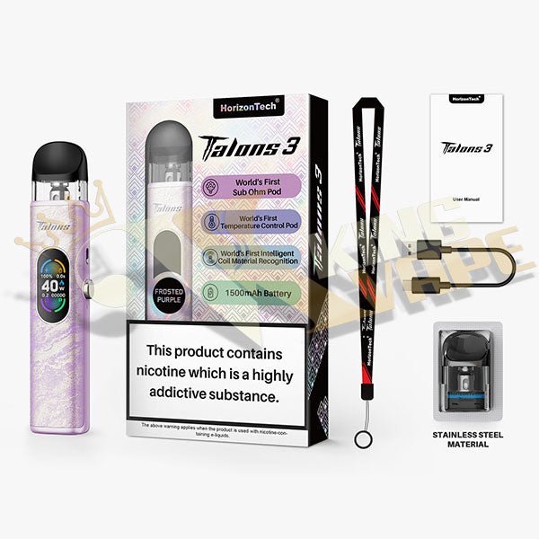 Horizontech Talons 3 40W Pod Kit at King Vape Pakistan