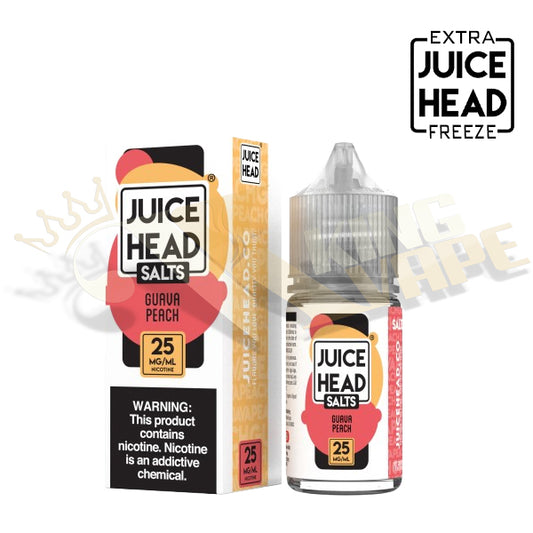 GUAVA PEACH SALT BY JUICE HEAD EXTRA FREEZE - 30ML