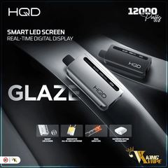 Hqd Glaze Disposabe 12000 Puffs at King Vape Pakistan
