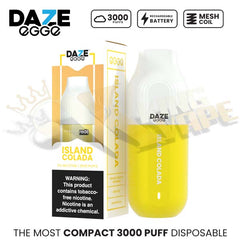 BUY 7DAZE EGGE 3000 PUFFS 50MG NICOTINE DISPOSABLE VAPE