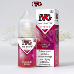 Kiwi Melon Berry Ice Salt By IVG - 30ml at King Vape Pakistan