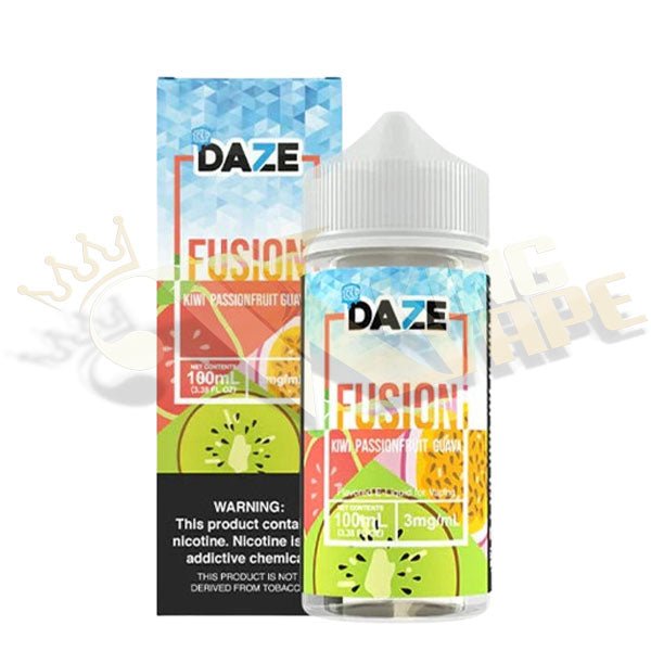 Kiwi Passionfruit Guava Iced By 7Daze Fusion - 100ml at King Vape Pakistan