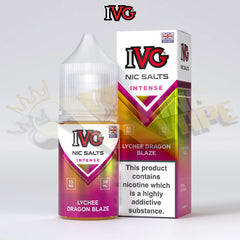 BUY LYCHEE DRAGON BLAZE ICE SALT BY IVG - 30ML