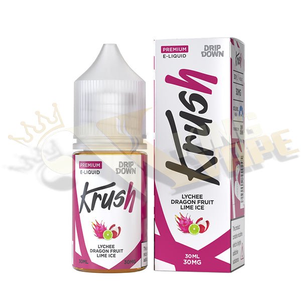 Lychee Dragon Fruit Lime Ice Salt By Drip Down Krush - 30ml at King Vape Pakistan