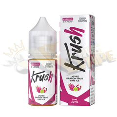 BUY NEW LYCHEE DRAGON FRUIT LIME ICE SALT BY DRIP DOWN KRUSH - 30ML