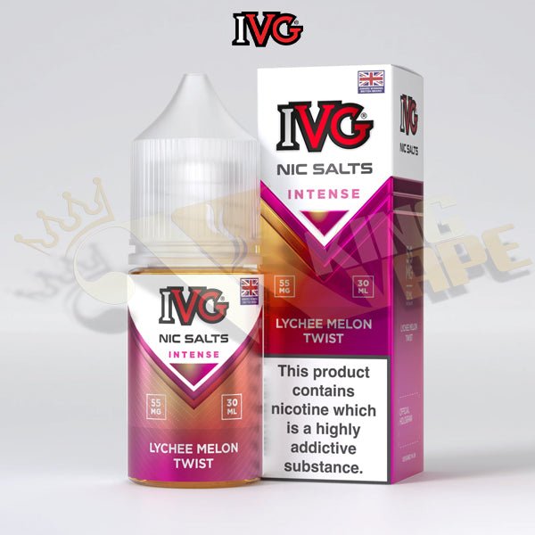 Lychee Melon Twist Ice Salt By IVG - 30ml at King Vape Pakistan