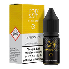 Pod Salt Mango Ice 10ml Nicotine Salt E-Liquid at King Vape Pakistan