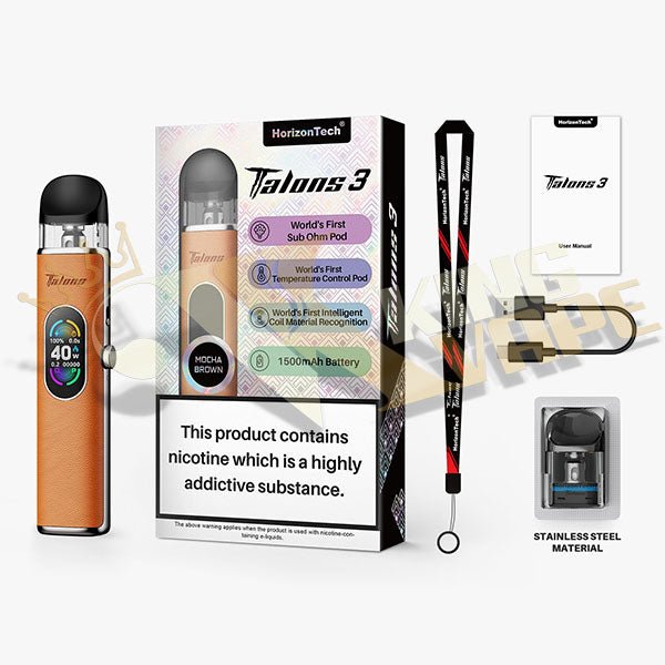 Horizontech Talons 3 40W Pod Kit at King Vape Pakistan