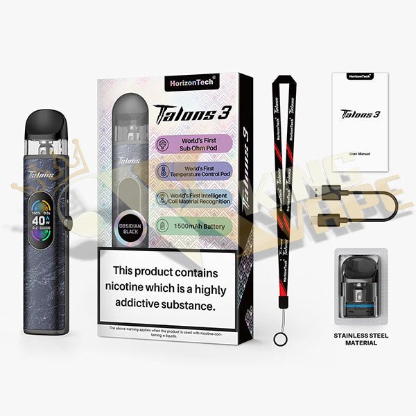 Horizontech Talons 3 40W Pod Kit at King Vape Pakistan
