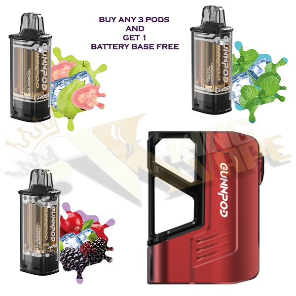 Gunnpod Moss Prefilled Pod 12000 Puffs at King Vape Pakistan
