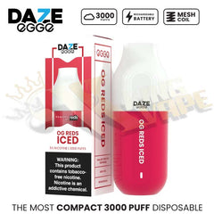 BUY 7DAZE EGGE 3000 PUFFS 50MG NICOTINE DISPOSABLE VAPE