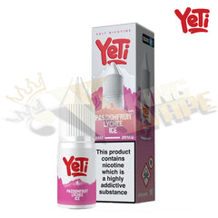 BUY PASSIONFRUIT LYCHEE ICE SALT BY YETI - 10ML
