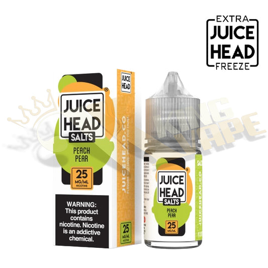PEACH PEAR SALT BY JUICE HEAD EXTRA FREEZE - 30ML