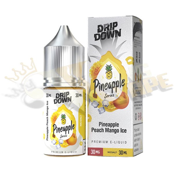 Pineapple Peach Mango Ice Salt By Drip Down Pineapple Series - 30ml at King Vape Pakistan