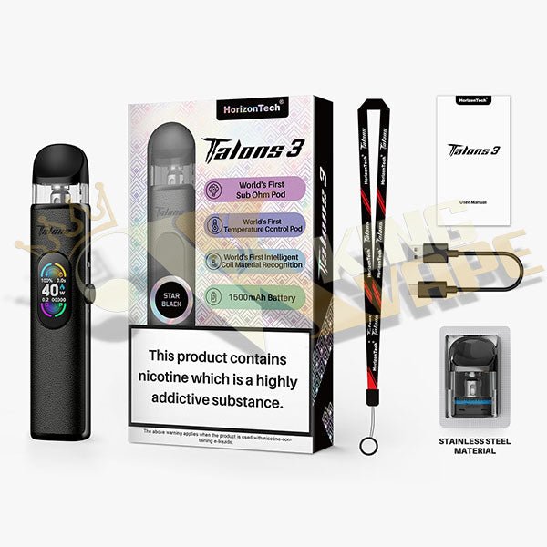 Horizontech Talons 3 40W Pod Kit at King Vape Pakistan