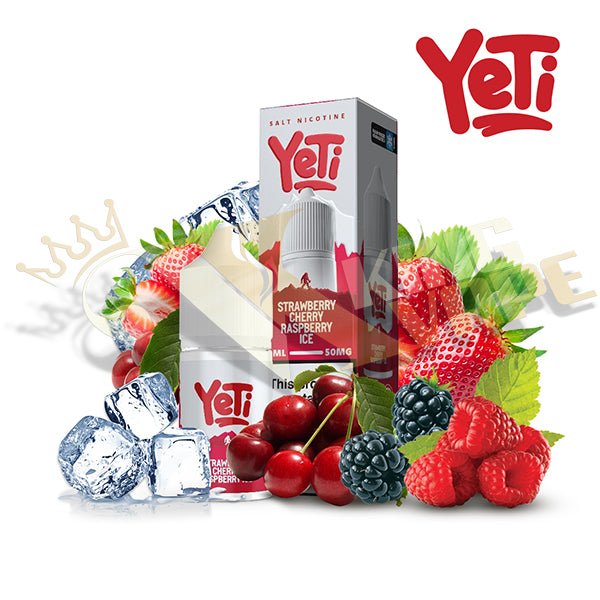 Strawberry Cherry Raspberry Ice Salt By Yeti - 30ml at King Vape Pakistan