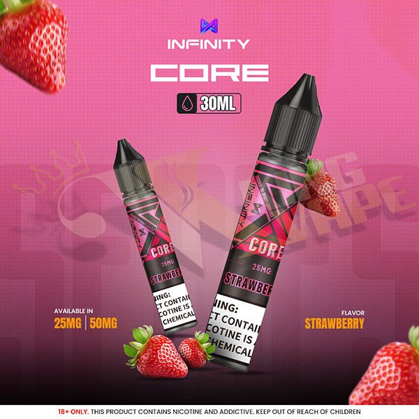 Strawberry Ice Salt By Infinity Core - 30ml at King Vape Pakistan