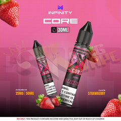 Strawberry Ice Salt By Infinity Core - 30ml at King Vape Pakistan