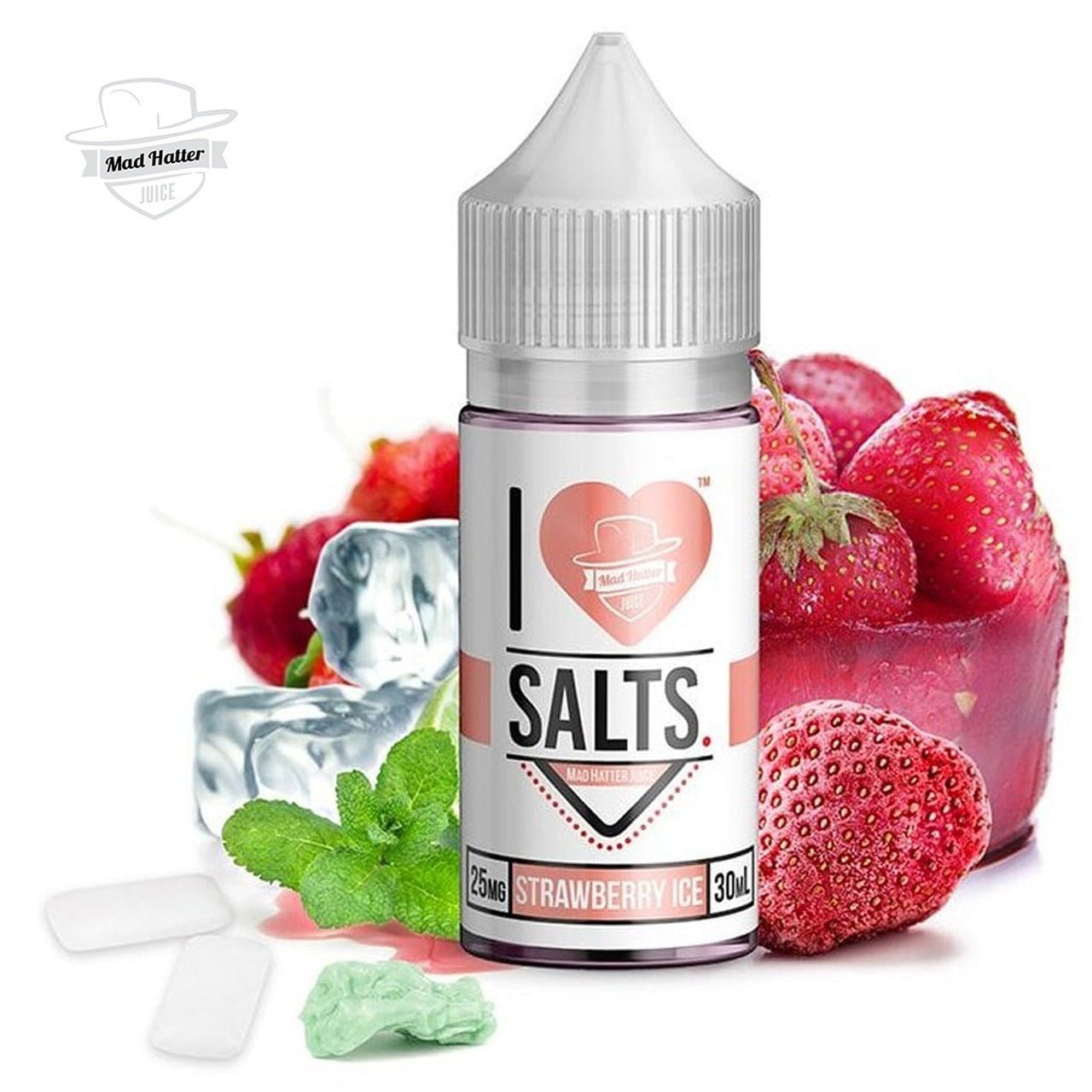 Strawberry Ice Salt By I Love Salts - 30ml at King Vape Pakistan