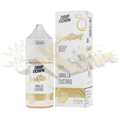 Vanilla Custard Salt By Drip Down Creations Desert Series - 30ml at King Vape Pakistan
