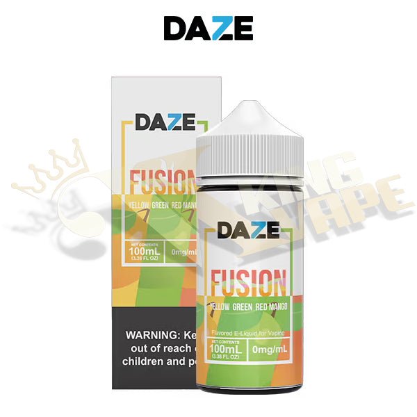 Yellow Green Red Mango By 7Daze Fusion - 100ml at King Vape Pakistan