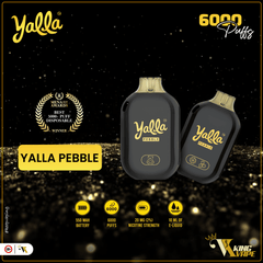 Yalla Pebble Disposable 7000 Puffs at King Vape Pakistan