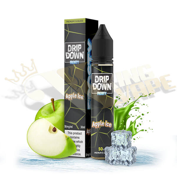 Frosty Apple Ice Salt By Drip Down - 30ml at King Vape Pakistan
