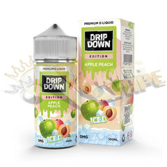 Apple Peach Ice By Drip Down - 100ml at King Vape Pakistan