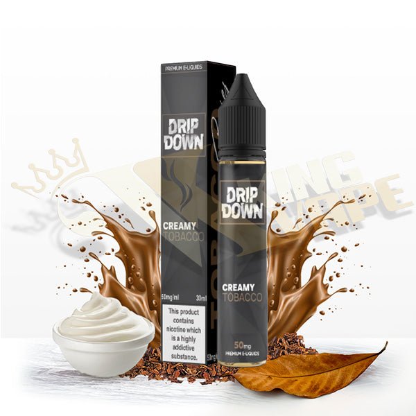 Creamy Tobacco Salt By Drip Down - 30ml at King Vape Pakistan