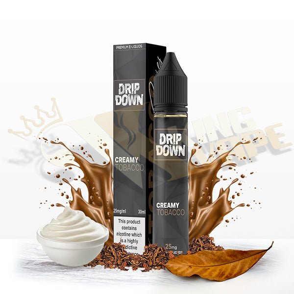 Creamy Tobacco Salt By Drip Down - 30ml at King Vape Pakistan