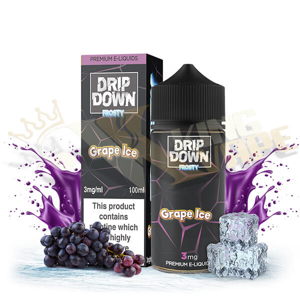 Frosty Grape Ice By Drip Down - 100ml at King Vape Pakistan