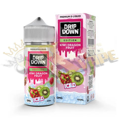 Kiwi Dragon Fruit Ice By Drip Down - 100ml at King Vape Pakistan