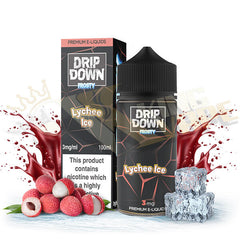 Frosty Lychee Ice By Drip Down - 100ml at King Vape Pakistan