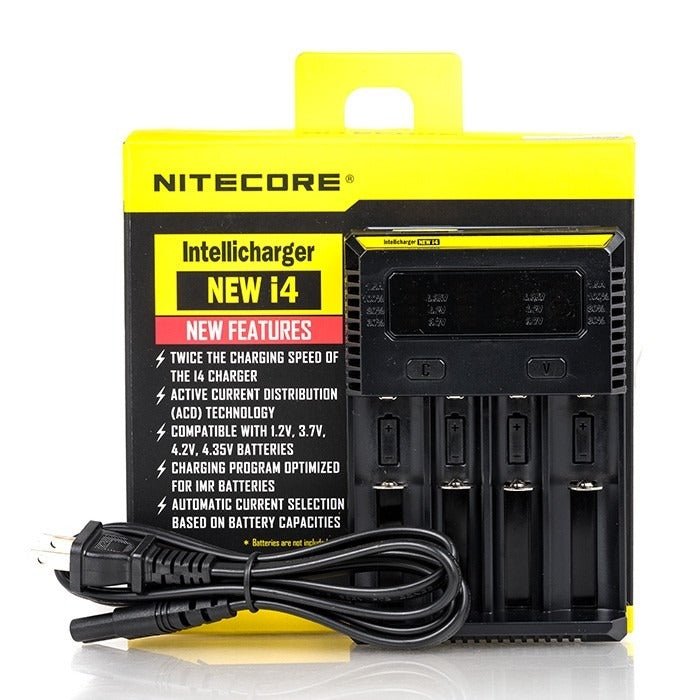 Nitecore I4 Battery Charger V2 (4-Bay) at King Vape Pakistan