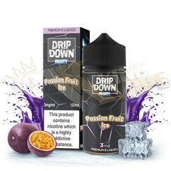 Frosty Passion Fruit Ice By Drip Down - 100ml at King Vape Pakistan