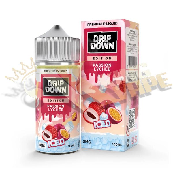 Passion Lychee Ice By Drip Down - 100ml at King Vape Pakistan