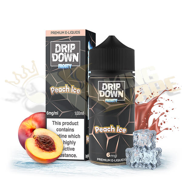 Frosty Peach Ice By Drip Down - 100ml at King Vape Pakistan
