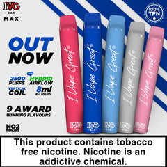 IVG Bar Max 3000 Puffs Disposable at King Vape Pakistan