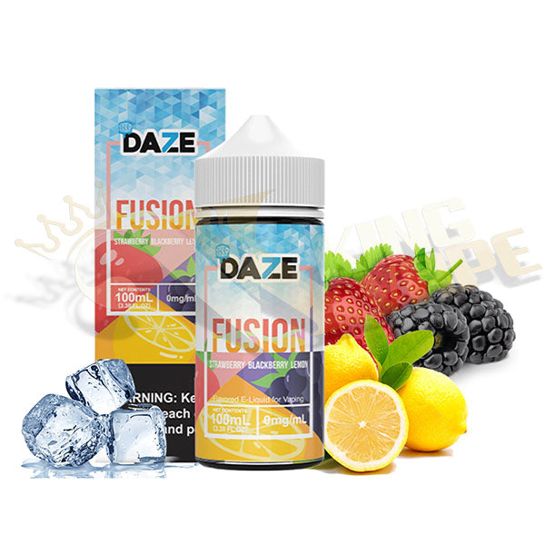 STRAWBERRY BLACKBERRY LEMON ICED BY 7DAZE FUSION