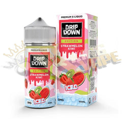 Strawmelon Kiwi Ice By Drip Down - 100ml at King Vape Pakistan
