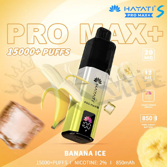 BUY NEW HAYATI PRO MAX+ S DISPOSABLE 15000 PUFFS