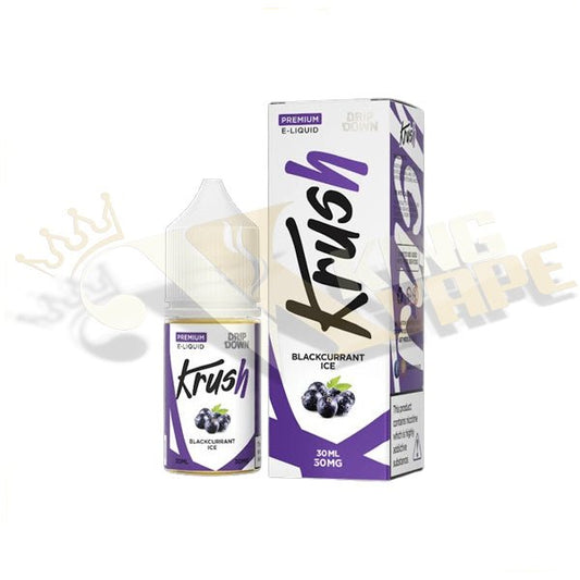 Blackcurrant Ice Salt By Drip Down Krush - 30ml at King Vape Pakistan